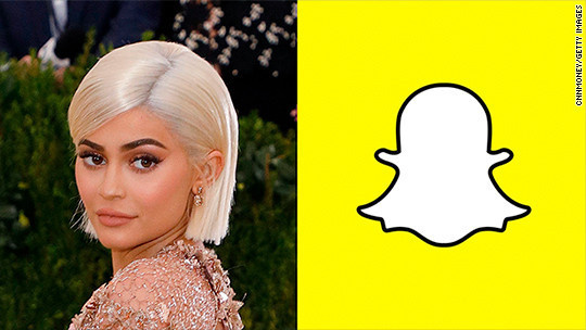 Kylie Jenner, tek tweetle Snapchat'i büyük zarara uğrattı! - Resim : 1