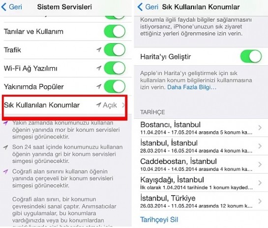 iPhone'un gizli, şaşırtıcı ve "ürkütücü" özelliği: Sık kullanılan konumlar! - Resim: 3