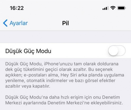 iOS 11'den sonra kısalan pil ömrü nasıl uzar? - Resim: 5