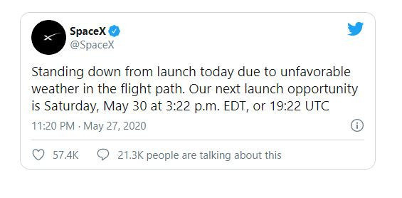 Tarih yazılamadı: SpaceX insanlı özel uçuşu ertelendi! - Resim : 1