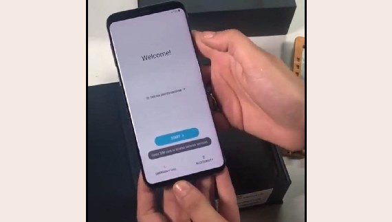 Galaxy S9 çalışırken görüntülendi - Resim : 1