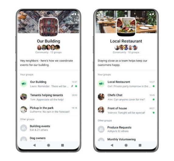 Whatsapp'tan bir yenilik daha: "Topluluklar özelliği" - Resim : 1