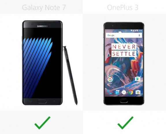 Samsung Galaxy Note 7 ve OnePlus 3 karşılaştırma - Resim: 5