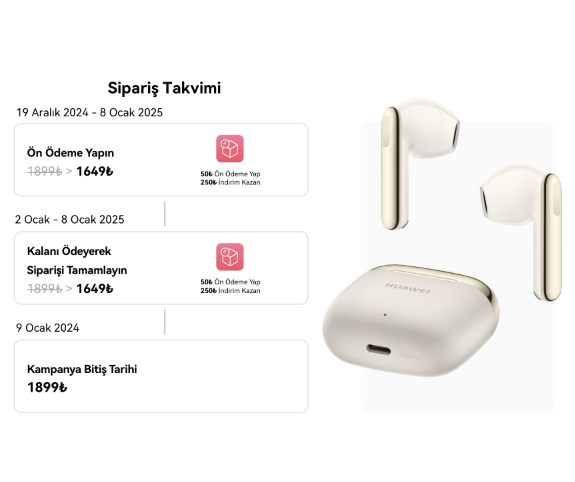 Huawei FreeBuds Pro 4 ve SE 3 Modelleri Ön Siparişe Açılıyor - Resim : 3