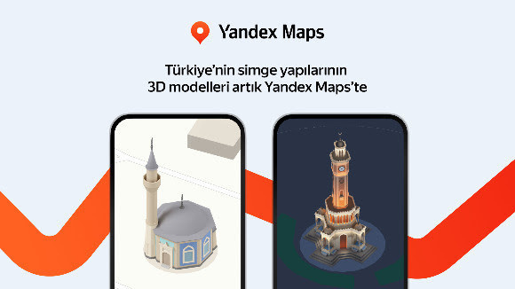Yandex Türkiye, Maps uygulamasında şehirlerdeki simgesel yapıları artık 3 boyutlu gösteriyor - Resim : 2