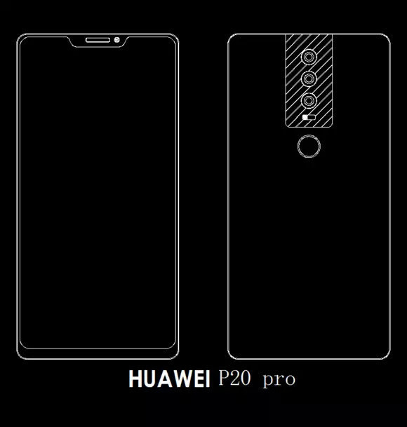 Huawei P20, P20 Plus ve P20 Pro tasarımları sızdırıldı - Resim : 3