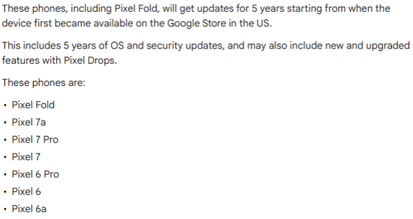 Google Pixel 6 ve 7 Sahiplerine Güzel Haber! - Resim : 1