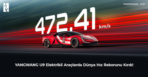 BYD YANGWANG U9, 472 km/sa Hıza Ulaşarak Elektrikli Araç Hız Rekorunu Kırdı - Resim : 1