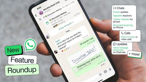 WhatsApp, kullanıcılarına 12 yenilik birden sunacak, işte tüm yenilikler - Resim : 1