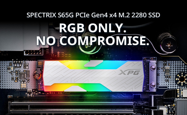 XPG endüstri öncüsü RGB Gen4 SSD’si SPECTRIX S65G’yi piyasaya sürüyor - Resim : 1