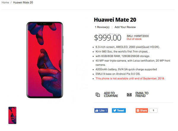 Huawei Mate 20 ne zaman çıkacak? İşte cevabı! - Resim : 1