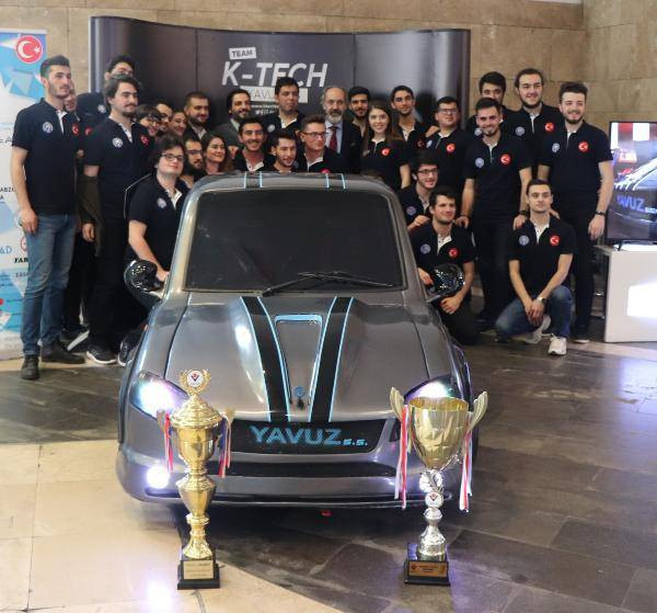 Üniversite öğrencilerinden hibrit otomobil - Resim : 1