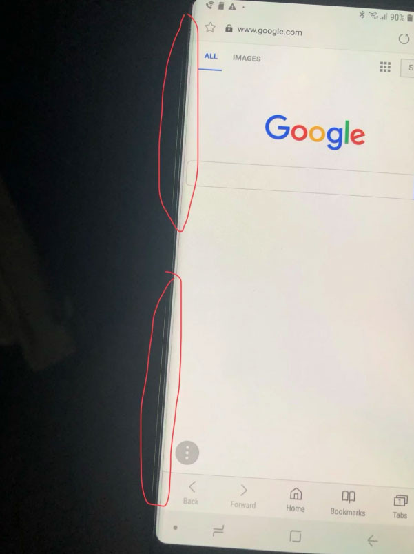 Galaxy Note 9 ışık sızıntısı sorunu - Resim : 1