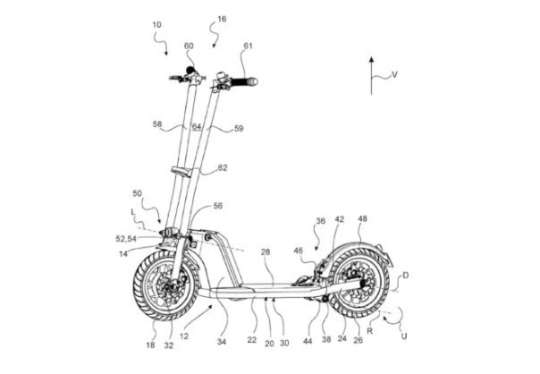 BMW şimdi de katlanabilir scooter üzerinde çalışıyor - Resim : 1
