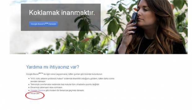 Google burun uygulaması - Resim: 2