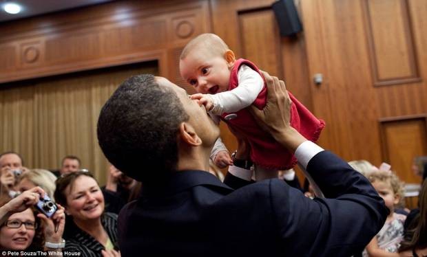 Obama'yı hiç böyle görmediniz - Resim: 7