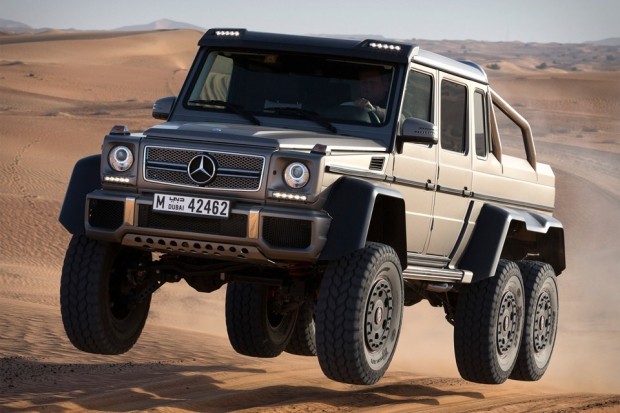 2.5 milyonluk arazi aracı Mercedes AMG G63, 6×6 - Resim: 2