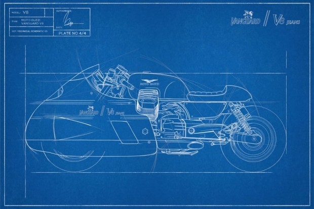 Kaportası çöp tenekesinden yapılan Moto Guzzi V8 - Resim: 19