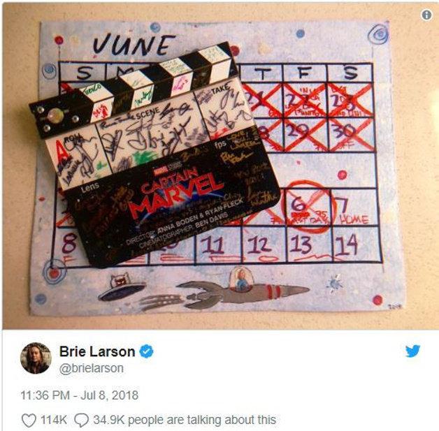 Captain Marvel'dan sevindirici haber! - Resim : 1