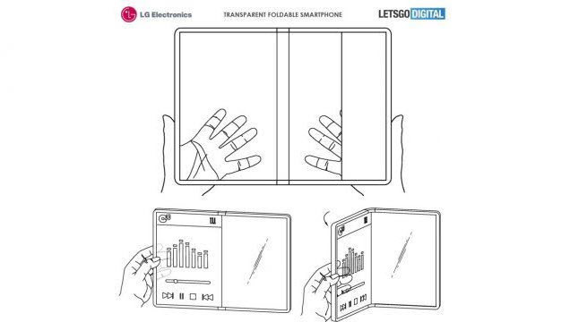 LG'den hem şeffaf hem ekranı katlanabilen telefon - Resim : 2