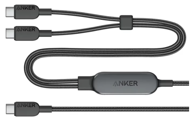 Anker, çift başlı USB-C kablo tanıttı - Resim : 1