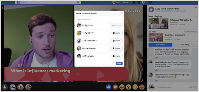 Facebook Watch Party'i duyurdu! - Resim : 1