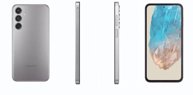 Galaxy M35'in 6.000 mAh bataryalı render görüntüleri sızdırıldı - Resim : 1