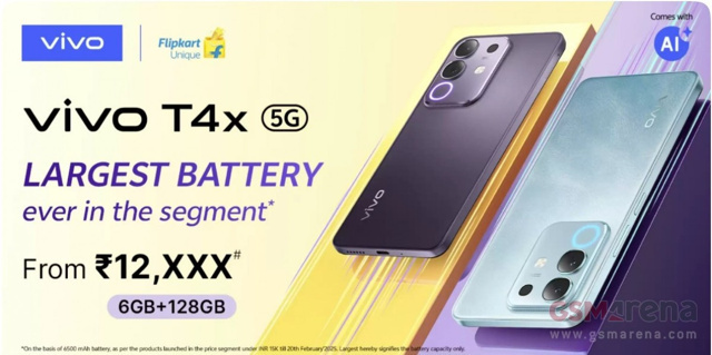 Vivo T4x 5G fiyatı belli oldu, bu fiyata yok satar - Resim : 1