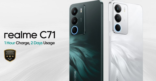 Realme C71 Tanıtıldı: Dev batarya ve 120 Hz ekran ile geliyor - Resim : 1