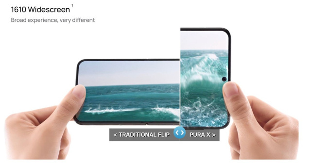 Huawei'nin yeni katlanabilir telefonu belli oldu: İşte karşınızda Pura X - Resim : 1