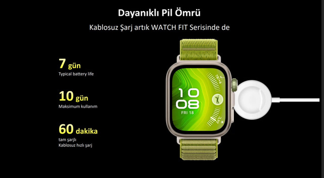 Huawei'den Apple Watch'a dişli rakip, daha ucuz, daha kaliteli; Huawei Watch Fit 4 Pro - Resim : 2