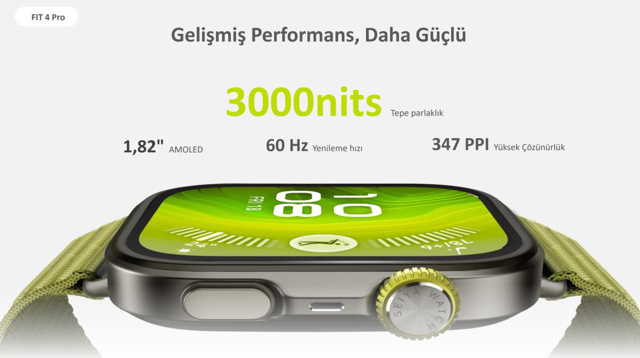 Huawei'den Apple Watch'a dişli rakip, daha ucuz, daha kaliteli; Huawei Watch Fit 4 Pro - Resim : 1