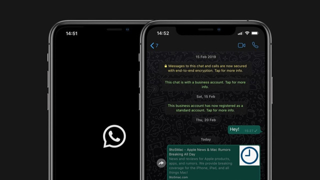 WhatsApp, karanlık modu yeniledi - Resim : 1