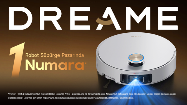 Dreame Technology, 18 Ülkede Robot Süpürge Pazarının Lideri Oldu - Resim : 1