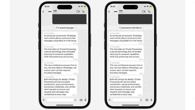 WhatsApp uzun mesajlardan bunalanlara müjdeyi verdi: Sohbetleri yapay zekâ özetleyecek - Resim : 1
