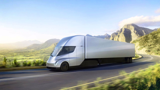 Kamyoncular buraya, işte Tesla'nın ilk elektrikli kamyonu Tesla Semi - Resim : 1
