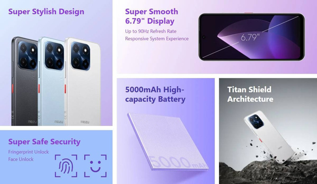 Mekanın sahibi geri döndü: Meizu Note 22 4G, mblu 22 ve mblu 22 Pro sahneye çıktı - Resim : 1