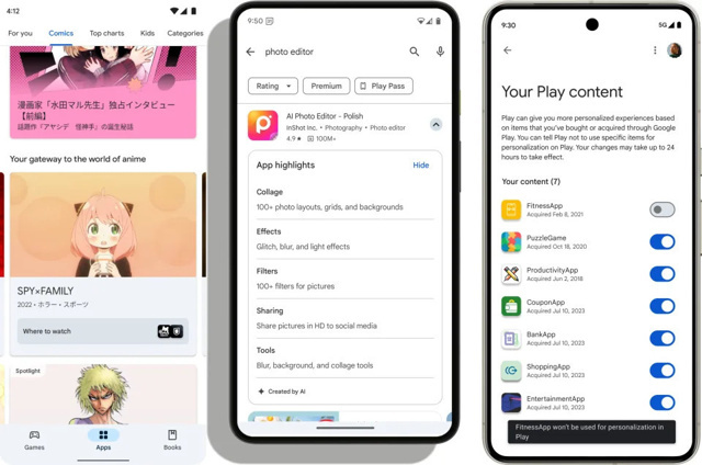 Google Play Store'a yeni yapay zeka güncellemeleri geldi - Resim : 1