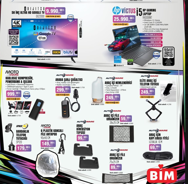 BİM bedavadan biraz pahalıya Android TV satıyor, hem de peşin fiyatına 4 taksit - Resim : 1