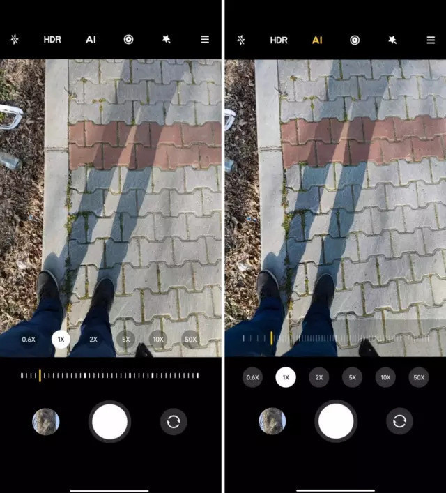 Kamera Zoom tuşları