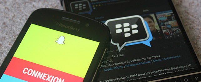 BlackBerry ile Snapchat birbirine girdi! - Resim : 1