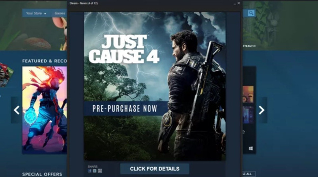 Just Cause 4 Steam tarafından sızdırıldı! - Resim : 1