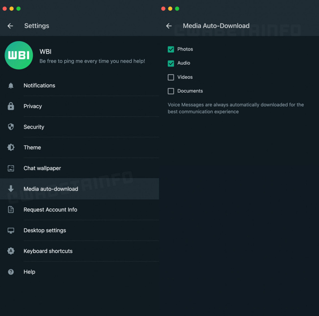WhatsApp'tan kullanıcılara bir yenilik daha: Otomatik indirme masaüstüne geliyor - Resim : 1