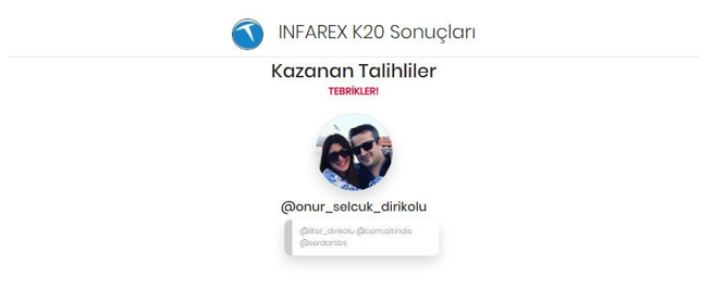 ADATA XPG INFAREX K20 kazananı belli oldu! - Resim : 1