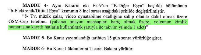 Yurtdışından telefon getirenlere ikinci darbe geldi - Resim : 1