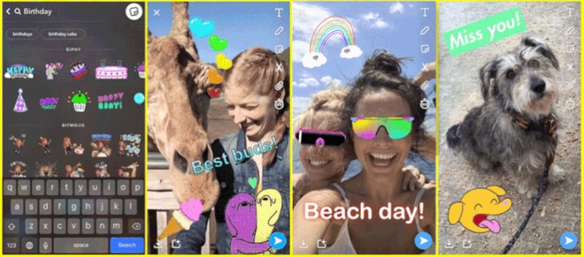 Snapchat yeniden GIF desteği sunuyor! - Resim : 1