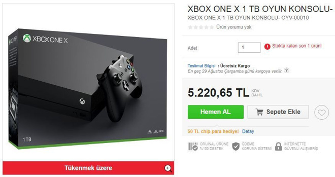 Xbox One fiyatları aldı başını gitti! - Resim : 1