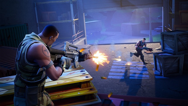 iPhone X Fortnite oyununda Xbox One X'e kafa tutuyor! - Resim : 1
