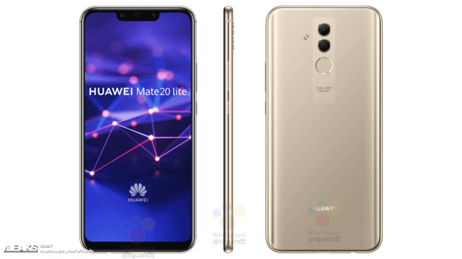 Huawei Mate 20 Lite görüntüleri sızdırıldı! - Resim : 1