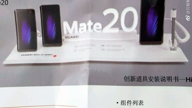 Huawei Mate 20 ailesi ortaya çıktı - Resim : 1